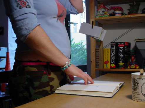 aufgeschlagenes Buch